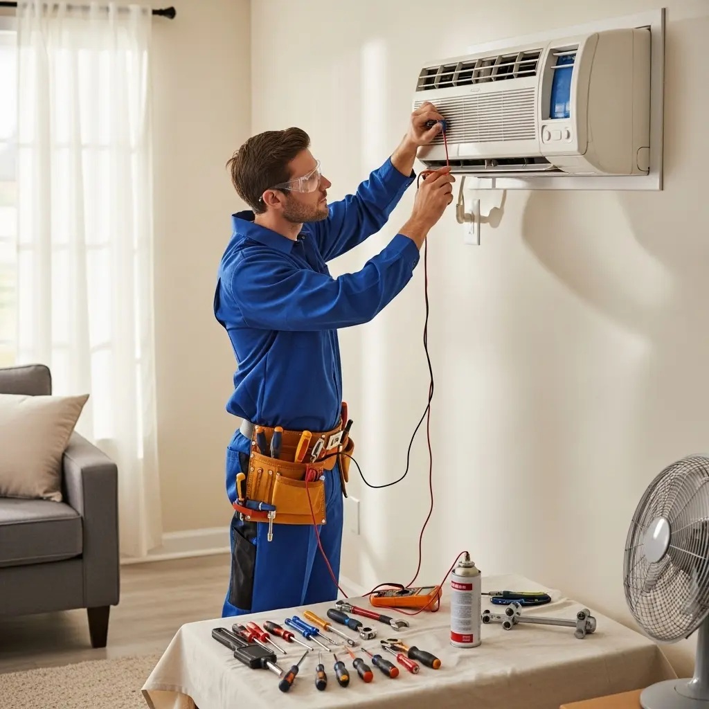 Güzelbahçe Arçelik Arçelik klima gaz dolumu ve bakım – Enerji verimliliği artırıldı. - Teknik servis örneği